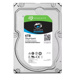 Disco Duro Interno 6TB 3.5" SATA 6Gb/s 5400RPM 256MB, 24x7, para DVR y NVR 1-16 bahías, 1-64 camaras HD, 3 Años de Garantía, SkyHawk™ Surveillance Seagate