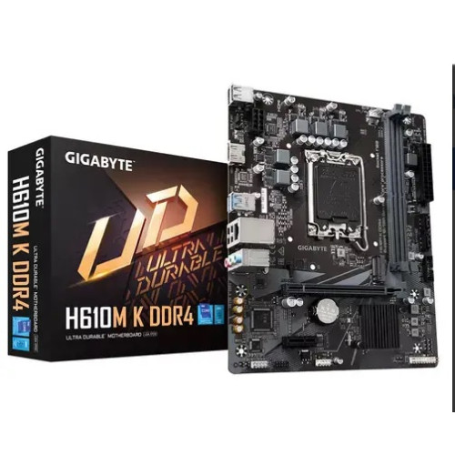 TARJETA MADRE GIGABYTE H610M K DDR4 MATX LGA 1700 HDMI M 2 USB 3 2