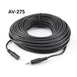 Cable de Audio Mini Estéreo de 3.5 mm para Micrófonos, Bocinas y Audífonos (M/M), 15 m [50 pies]