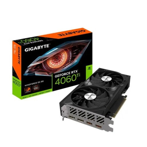TARJETA DE VIDEO GIGABYTE RTX 4060 WINDFORCE OC 8G GDDR6 PCIE 4.0