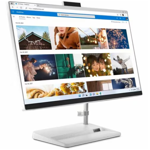 Computador Todo en Uno Lenovo IdeaCentre 3 24IAP7 F0GH01G1LD - Intel Core i3 12a Gen i3-1215U-8GB-256GBSSD- 60.5cm (23.8") Full HD -Blanco- Intel Chip - 1920 x 1080 - Windows 11 Home-Intel UHD Graphics DDR4 SDRAM - Español Teclado - 90W