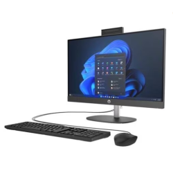 HP ProOne 240 G10 FHD IPS UWVA 23.8" AiO Intel Core i5 13th 10 Nucleos hasta 3.4Ghz/12MB cache, Video Intel Iris X, Windwos 11 HOME, SSD 512GB M.2 PCIe, 8GB DDR4 , Wi Fi 6 , Camara 5MP  ,1 puerto RJ-45, Garantia 1 año, Teclado y Mouse USB