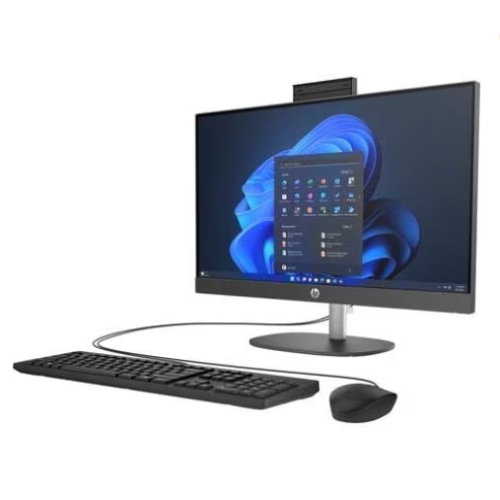 HP ProOne 240 G10 FHD IPS UWVA 23.8" AiO Intel Core i5 13th 10 Nucleos hasta 3.4Ghz/12MB cache, Video Intel Iris X, Windwos 11 HOME, SSD 512GB M.2 PCIe, 8GB DDR4 , Wi Fi 6 , Camara 5MP  ,1 puerto RJ-45, Garantia 1 año, Teclado y Mouse USB