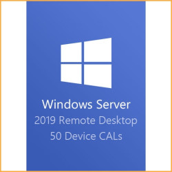 Clave de Escritorio remoto de Windows Server 2019: 50 CAL de usuario