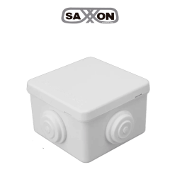 Caja de conexiones con 4 entradas / PVC libre de halógenos / Compatible con cámaras Bullet / Domo / Dimensiones 80 x 80 x 50 mm (Ancho x Alto x Fondo) Caja de conexiones con 4 entradas / PVC libre de halógenos / Compatible con cámaras Bullet / Domo / Dimensiones 80 x 80 x 50 mm (Ancho x Alto x Fondo)