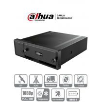 DVR Movil de 4 Canales HDCVI 1080p+ 4 Ch IP/ H.265/ GPS/ 3G/ Soporta 1 HDD de 2.5 Pulgadas hasta 2 TB + 1 Tarjeta SD hasta 256 GB/ Soporta HDCVI/AHD/TVI/CVBS/IP/ No incluye Modulo WiFi
