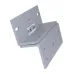 Soporte de Montaje para Diversos Tipos de Puertas, Tipo ZL, Aluminio Anodizado, Compatible con Cerradura Magnética LM120