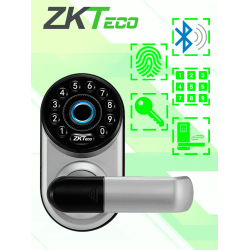 Cerradura Inteligente con Teclado y Verificación de Huella, Conectividad Bluetooth, Capacidad para 100 Usuarios, Compatible con la App Zsmart