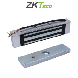 Cerradura Magnética para Uso Interior, Fuerza de Sujeción 120kg, 12/24 VCC, Fail Safe, Compatible con Puertas de Madera, Vidrio y Metálicas