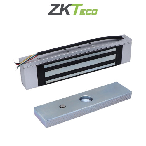 Cerradura Magnética para Uso Interior, Fuerza de Sujeción 120kg, 12/24 VCC, Fail Safe, Compatible con Puertas de Madera, Vidrio y Metálicas
