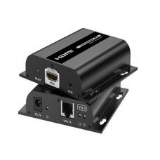 Kit extensor HDMI sobre IP/ Resolucion 1080p/ Cat 5e/ 6/ hasta 120 metros/ Hasta 253 receptores/ Delay de 70ms/ HdBIT/ Transmisor de IR/ Plug and play