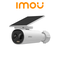 Kit de Cámara WiFi Cell 3C de 3MP con batería, panel solar incluido, lente de 2.8mm y 98° de apertura, audio bidireccional, Función de vídeo Secuencial y PIR integrado.