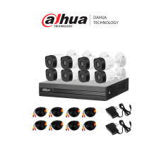 Kit de 8 Canales 2 Megapixeles DVR Cooper-I WizSense Con IA H.265+ 8 Camaras B1A21 1080p 8 Canales + 2 IP o Hasta 10 Canales IP 4 Canales SMD Plus Busqueda de Humanos y Vehiculos Accesorios Incluidos