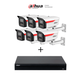 6 Cámara IP Bullet de 2MP/WizColor/WizSense + DAHUA NVR1108HS-8P-S3/H - NVR de 8 Megapixeles/ 4k/ 8 Canales IP/ 8 Puertos PoE 6 Cámara IP Bullet de 2MP/WizColor/WizSense + DAHUA NVR1108HS-8P-S3/H - NVR de 8 Megapixeles/ 4k/ 8 Canales IP/ 8 Puertos PoE